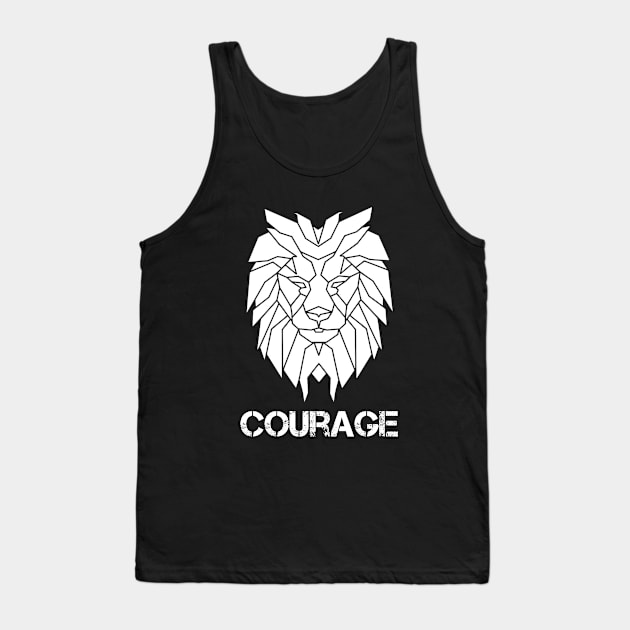 Courage Tank Top by TheOrdinarySun